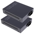 thumbnail image 1 of Convertidor de Fibra Gigabit Monomodo de 2 Piezas Módulo de Fibra SC 10/100/1000 Hugo Convertidor de medios, 1 of 10