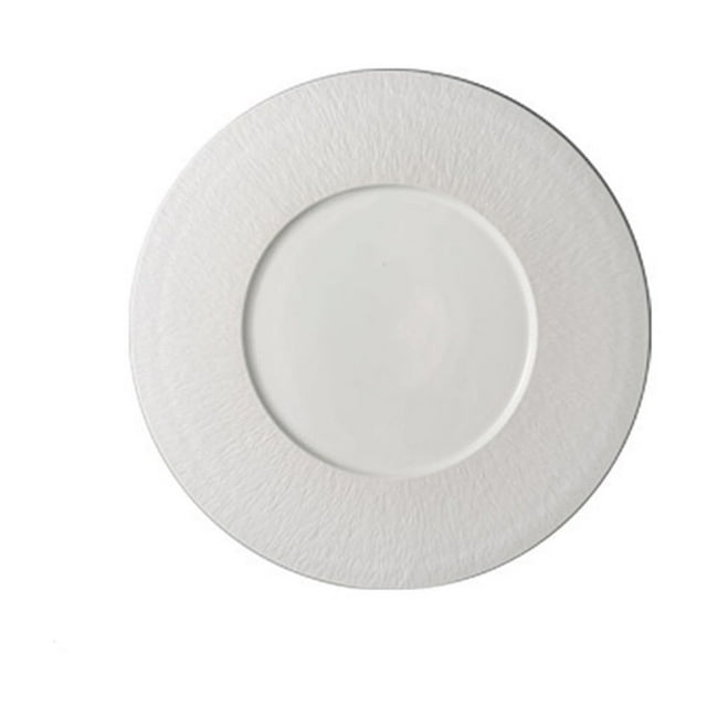 12 Inch Black Ceramic Western Dinner Plate Round Flat Plate Ceramic Tableware Exquisite Cooking Plate Kitchen Utensils