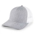 thumbnail image 4 of Blank and Custom Outdoor Cap OC571 Premium 5-Panel Trucker Cap-LN Heathered Grey/White, 4 of 4