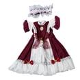thumbnail image 4 of Xuanheng Robe de Princesse pour Poupée 2x1/6 DIY Cosplay pour Figurine d'Action Fille Mode 30cm Rouge, 4 of 8