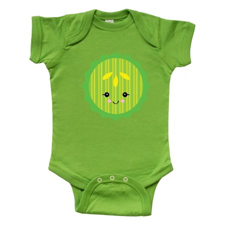 

Inktastic kawaii pickle slice Gift Baby Boy or Baby Girl Bodysuit