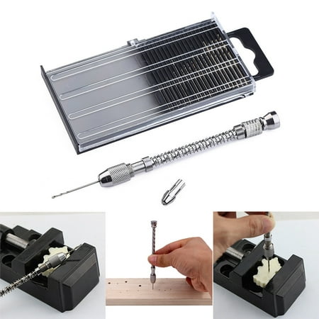 

Tool Micro-Drill Bits pcs Drill Aluminum Mini 21 Case For Hobby Hand Set Tools Home Improvement Home Garden Tools
