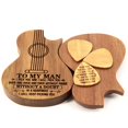 thumbnail image 4 of lionlar Guitar Pick Box Storage and Picks Plectrum Container for Boyfriend Lover Dad, 4 of 9