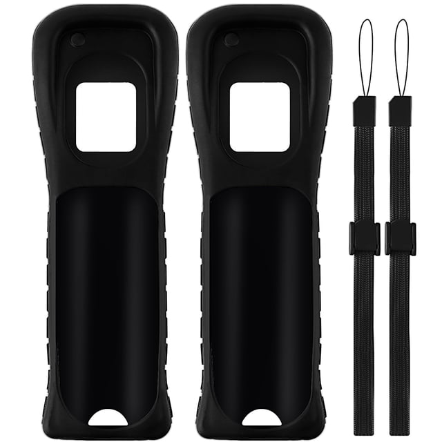 Wii Remote Silicone Case with Wrist Strap - Protective Cover for Wii Right-Hand Controller, Anti-Slip Shockproof Skin for Retro Gaming