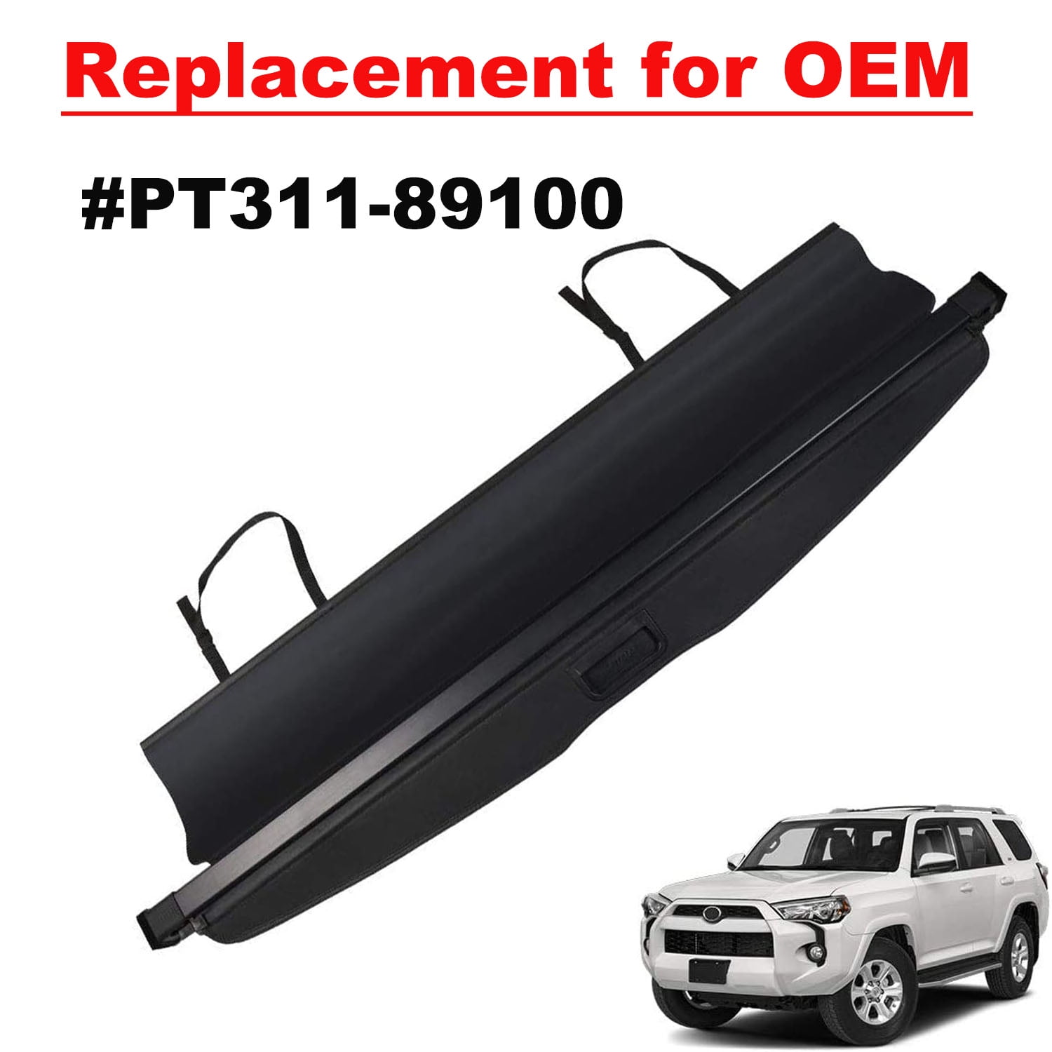 北米TOYOTA純正 4RUNNER トノカバー カーゴカバー 2010y～ For 7