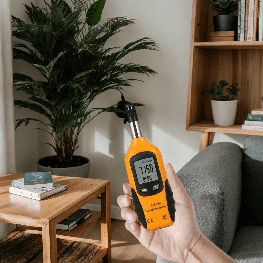 Digital Psychrometer Thermo-Hygrometer with LCD Mini Temperature and Humidity Meter