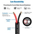 thumbnail image 2 of Cable eléctrico, calibre 10, 2 conductores, 10 AWG, 20 m, cable de PVC, 300 V, 2 of 6