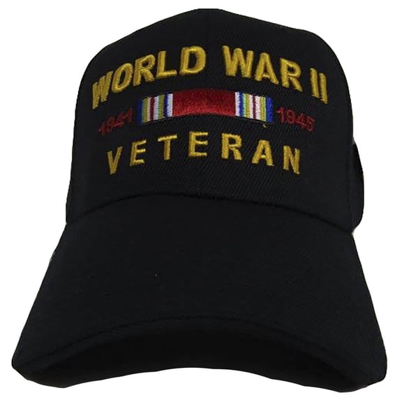 U.S. Navy Vietnam Vet Veteran Ribbon Black Embroidered Ball Cap Hat RAM