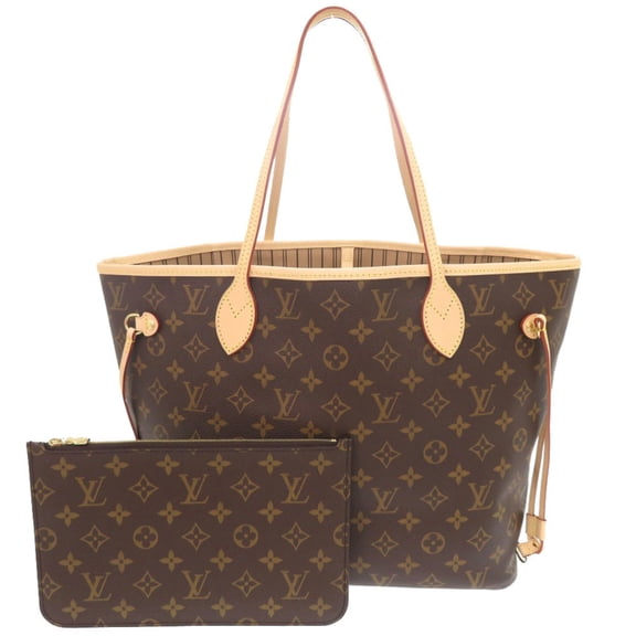 Pre-Owned Unused Louis Vuitton Neverfull MM Monogram M46975 IC Brown Tote Bag LV 1030