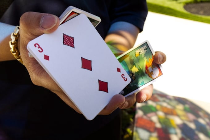 Tales of Spuds Sparkly Gilded Kickstarter Exclusive Playing Cards - Hoang Nguyen
