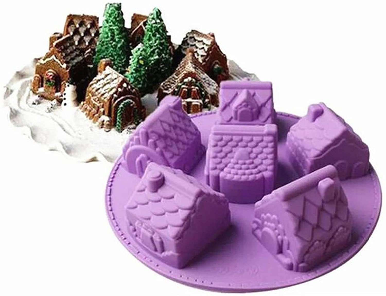 Tupperware Snowman Christmas Holiday Silicone Baking Form Mold Purple New