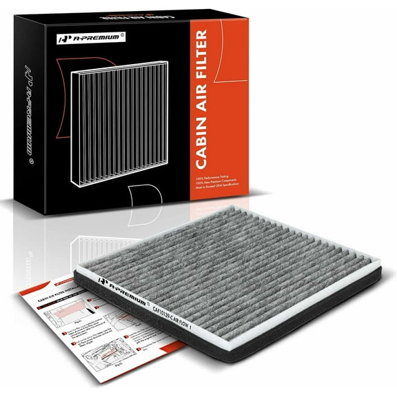 A-Premium Cabin Air Filter with Activated Carbon Compatible with Toyota & Scion Models - RAV4 2001-2005, Echo 2000-2005, xA xB 2004-2006, tC 2005-2010 - Replace# CF10139