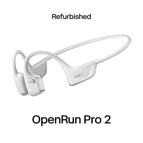 Shokz OpenRun Pro 2 - Open-Ear, Bone Conduction Sport Headphones,Silver