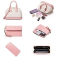 thumbnail image 2 of Bagsure Women Handbags Fashion Tote Shoulder Bags Casual Crossbody Bags for Women Satchel Purse Set 4pcs, 2 of 8