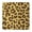 Yellow and Brown, variant on Zebra and Leopard Print Pattern Square Fitted Tablecloth with Elastic Edge,Square Table Cover,Washable Elastic Table Cover for Home Kitchen Party Decor 34"x34"