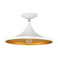 thumbnail image 3 of Livex Lighting - Waldorf - 1 Light Semi-Flush Mount In Industrial Style-8.5, 3 of 13