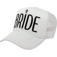 thumbnail image 5 of Funky Junque Foam Trucker Party Hat - Bride (White), 5 of 5