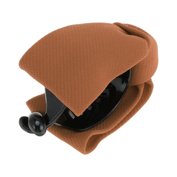 Unique Bargains 1 Pc Fashion Banana Bow Hair Clips for Home Khaki