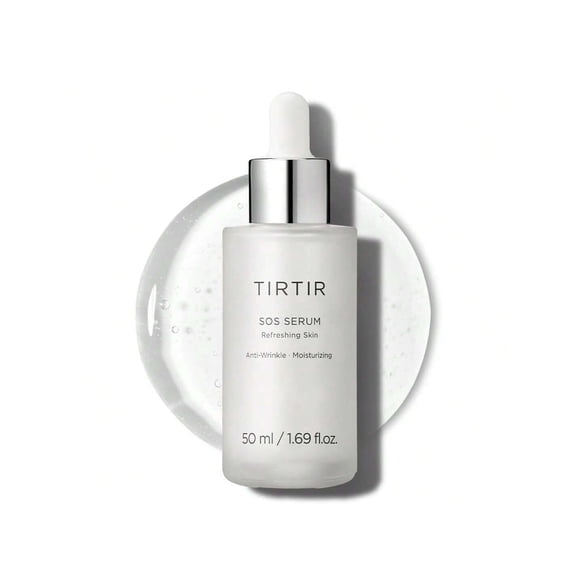 SOS Serum - Radiant Glow Boosting Face Serum -Plumping, Anti Aging, Hydrating - Visibly SmoothAnd Glowy Skin - Fragrance Free For All Skin Types -50ml