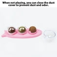 thumbnail image 3 of Bola de hierba gatera, juguete para gatito, juguete para masticar, hierba gatera Natural y saludable, limpieza bucal de dientes de gato, 3 of 5