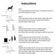 thumbnail image 2 of Parche de Soporte para la Oreja del Perro Pegatinas de Parche para la Oreja del Perro Pegatina para la Oreja del Cachorro Soporte Fijo Herramienta para Levantar la Oreja del ANGGREK Otros, 2 of 8