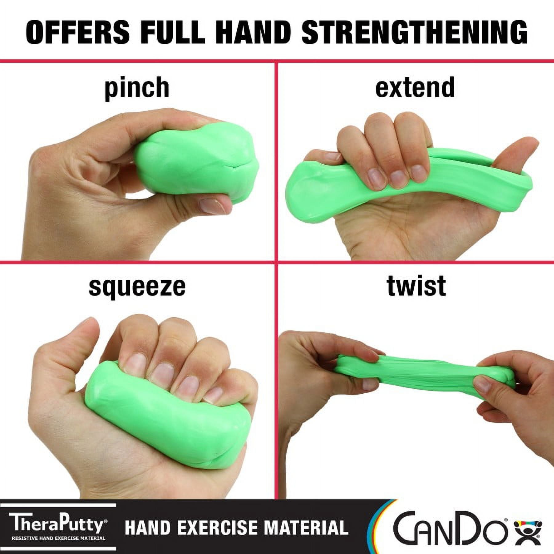 CanDo TheraPutty Plus Anti-microbial