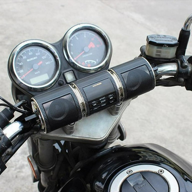 Sacredtree Waterproof Bluetooth Motorcycle Stereo Speaker Black