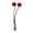Red 2 tubes, variant on Yokua Kalimba Thumb Piano Pickup Piezo Transducer Endpin Jacks Contact 6.35mm Jacks