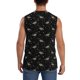 thumbnail image 4 of Balery Mallards And Snowflakes Camisetas sin mangas para hombre, absorbe la humedad y protege contra el mal olor.-X-Large, 4 of 7