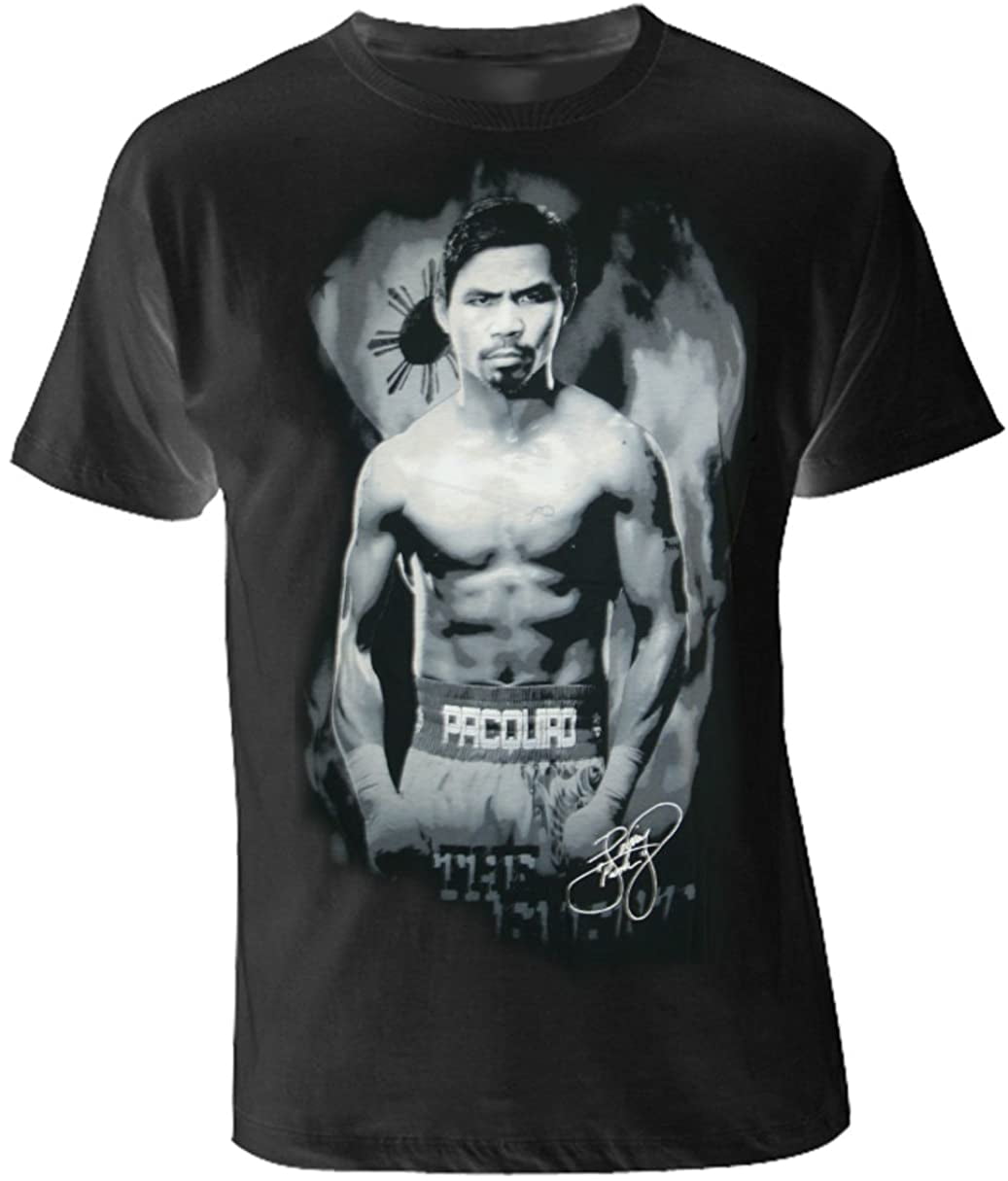 Manny Pacquiao Boxing Legend T Shirt New Black or White 
