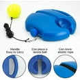 thumbnail image 2 of Tennis Trainer Rebound Ball, Solo Tennis Training Equipment for Self-Pracitce, Portable Tennis Training Tool, Tennis Rebounder Kit, Including 1 String Balls, Suitable for Beginners Sport Exercise, 2 of 8