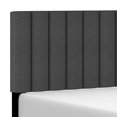 thumbnail image 2 of Modern Fabric Upholstered 54" Double Bed in Charcoal, 2 of 7