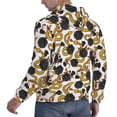 thumbnail image 6 of Fotbe Men's Hoodie with Snake And Rose Pattern - Kangaroo Pocket Pullover Hooded Sweatshirt, Perfect for Daily Wear, Travel, and Home-X-Large, 6 of 7