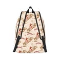 thumbnail image 3 of Daiia Howdy Cowgirl Vintage Canvas Backpack for Men and Women ,Hiking Backpack,Travel Laptop Bag for School,Large Capacity Backpack-Medium, 3 of 8