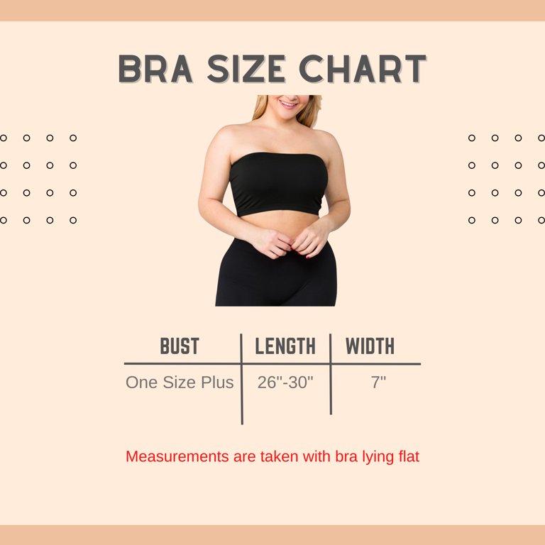 WOMEN Tube Top Bra Seamless Bandeau Strapless Bralette Stretch Solid Crop  Top # - Helia Beer Co