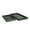 Green Slim Solid Rectangle S/2 14", 11"W, variant on CosmoLiving by Cosmopolitan 22", 18"W Black Marble  Tray with Raised Border, 2-Pieces