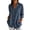 #05 Navy 【Mix, Match & Rotate: Stock Up on Daily Colors】, variant on Women's Loose Fit Long Sleeve Striped Button Down Collared Blouse Shirt Casual Basic Work Tunic Tops Office Outfits | CSEONE,Black L