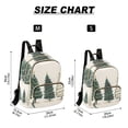 thumbnail image 2 of FORMRS Mini Backpack Purse for Women Quilted Travel Daypack Casual Shoulder Bag, Hand Drawn Christmas, 2 of 7