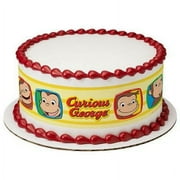Curious George Funny Faces Edible Border Decoration