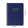 thumbnail image 2 of 2025-2026 Schedule Planner with Date Notes, Premium Faux Leather Cover, Coil Bound for Flat Layout, Thick Quality Paper, Versatile for Daily Planning and Journaling, 2 of 5