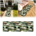 thumbnail image 2 of Corridor Stone Patterned Carpet with 3D Pebble Design Washable Floor Mat for Entrance Bathroom and Kitchen Use, 2 of 5