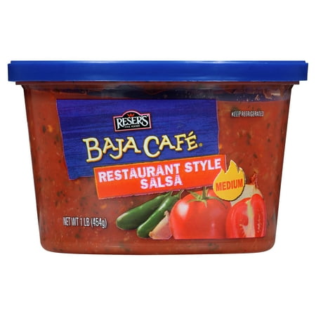 Reser's Baja Cafe Medium Restaurant Style Salsa, 16 oz Tub (Refrigerated)