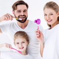 thumbnail image 3 of 4 Pcs Toothbrush Covers Caps, Toothbrush Protector Toothbrush Coverings Clips Portable Plastic Toothbrush Head Case, 3 of 5