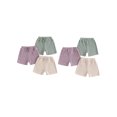 thumbnail image 3 of Aojekbee Toddler Boy Girl Plain Shorts Drawstring Waist Casual Shorts Summer Loose Fitting Lounge Shorts, 3 of 10