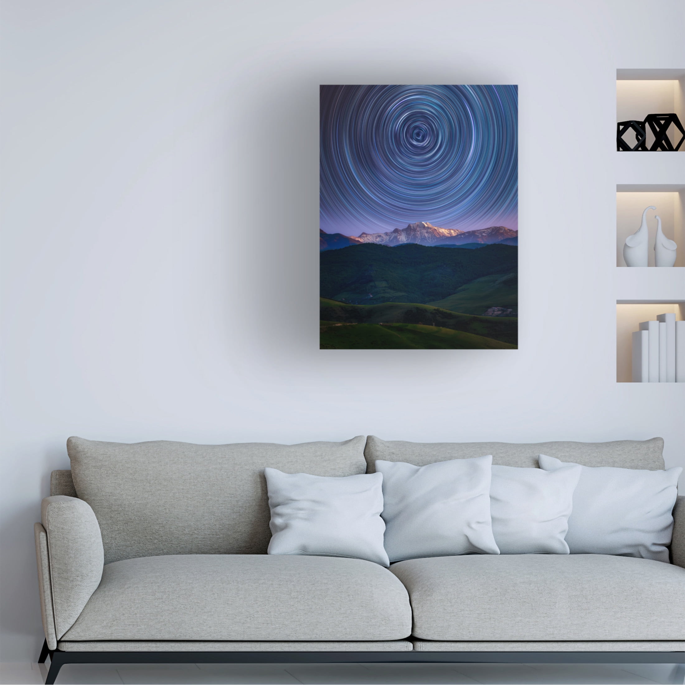 Trademark Fine Art Asef Azimaie Infinity And Beyond Canvas Wall Art