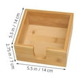 thumbnail image 2 of HOMEMAXS 2pcs Tissue Box Cover Office Tissue Box Room Case Square Napkin Holder, 2 of 7