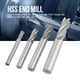 thumbnail image 4 of Fresa, 4 Flautas HSS Fresa de Extremo de desbaste CNC Fresadora de Brocas M6/M8/M10/M12 4 Piezas, 4 of 12