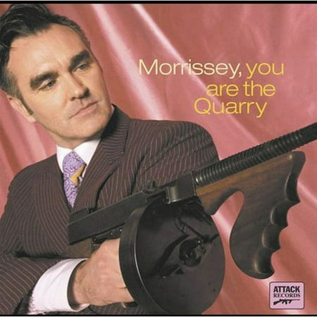 This Limited version features vinyl replica packaging. Armed with a new label (Attack Records), a new producer (Jerry Finn of Blink 182 and Green Day fame), and, on the album cover, a Tommy gun, Morrissey immediately lines up his targets at the outset of YOU ARE THE QUARRY. The sharp-witted Brit-pop icon takes shots at the United States and England, respectively, on the biting "America Is Not the World" and the bold "Irish Blood, English Heart." Unsurprisingly, the rest of the album doesn't shy away from frustration-fueled topics ("I Have Forgiven Jesus," "The World Is Full of Crashing Bores"), revealing that the former Smiths singer hasn't missed a step lyrically or vocally in the seven years since 1997's MALADJUSTED. Enhanced by the guitars of longtime collaborators Alain Whyte and Boz Boorer, the sound here is vintage Morrissey, though a few tracks bear the energetic influence of QUARRY's punk-pop-inclined producer. Standout songs include the gorgeous, dreamy "I'm Not Sorry" and "First of the Gang to Die," a love letter to his unlikely Latino fan base in Los Angeles. While the record clearly marks a new phase for the beloved crooner, it also reminds listeners of why they grew to love him in the first place.