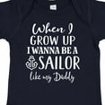 thumbnail image 4 of Inktastic Future Sailor Like Daddy Boys Baby Bodysuit, 4 of 5