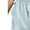 Blue, variant on Chroia Women Plus Size Linen Shorts, High Waisted Loose Drawstring Elastic Waist Summer Casual Shorts with Pockets